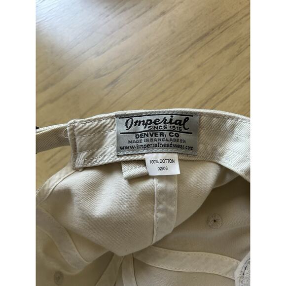 PGA Golf Club Hat New STAFF Cap Gold Club Khaki Beige Baseball 100% Cotton Hat - Picture 4 of 8